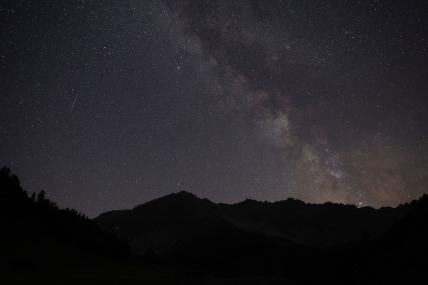 Sternenhimmel über dem Gipshorn