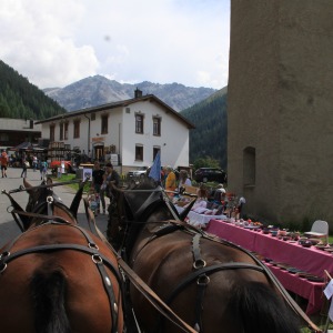 Kutsche durchs Dorf