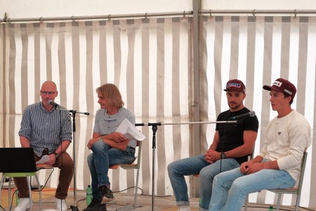 Hengert mit den Olympioniken